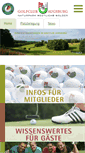 Mobile Screenshot of golfclub-augsburg.de